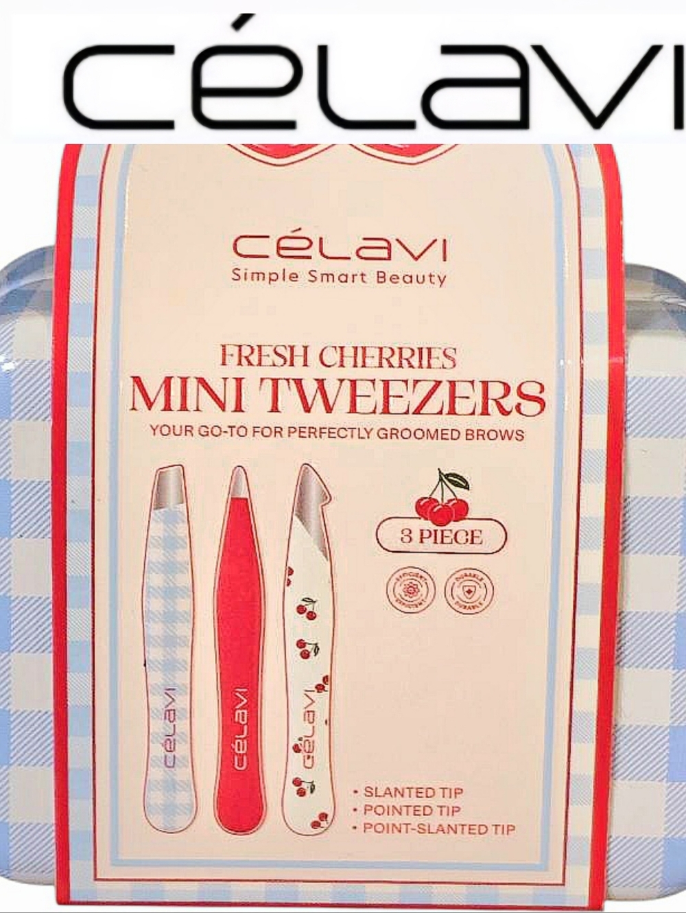 Célavi Fresh Cherries Mini Tweezers